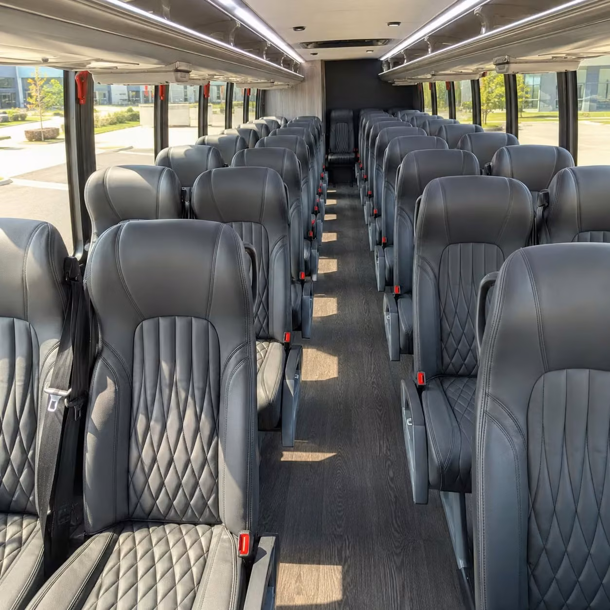 28 passenger minibus inside