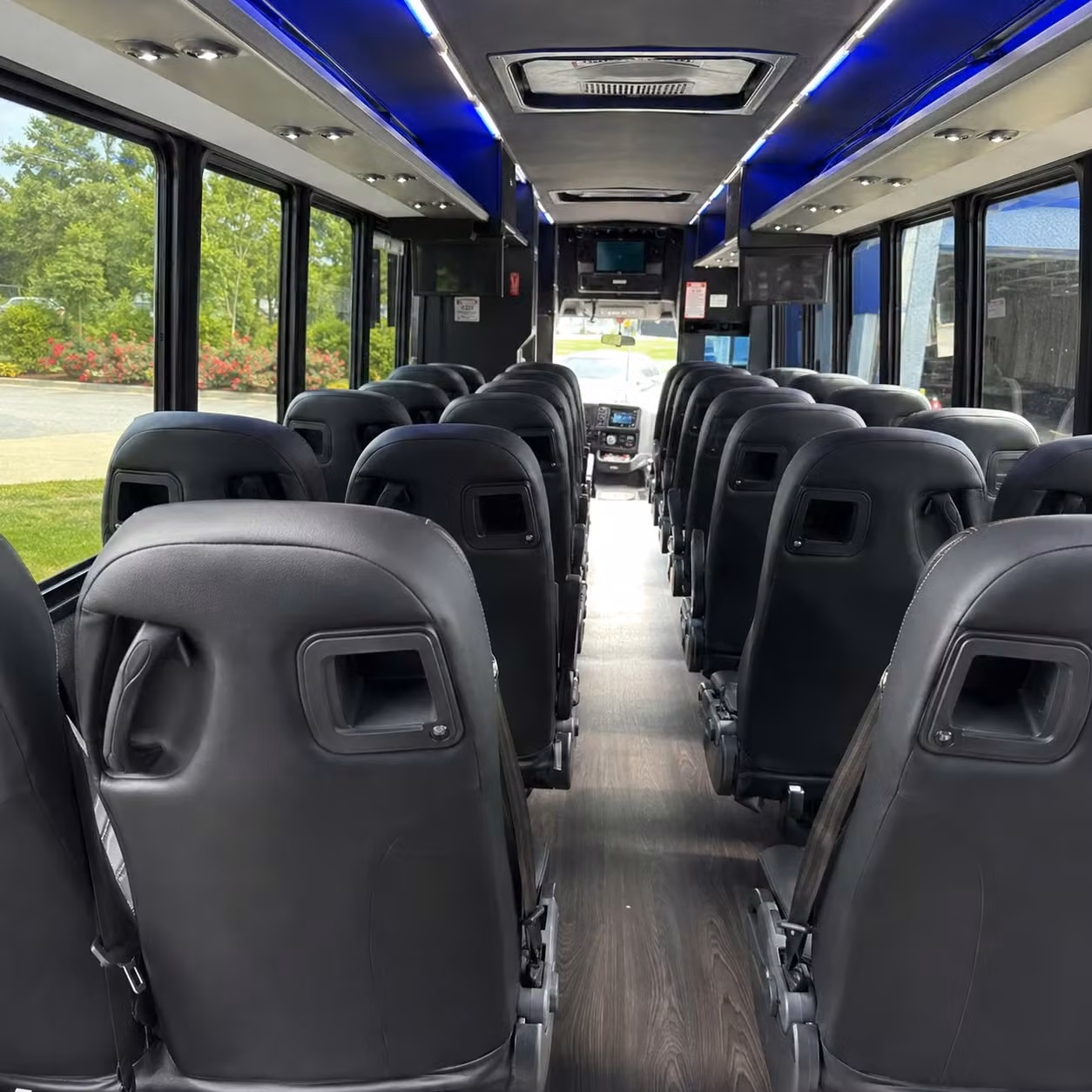 30 passenger minibus inside