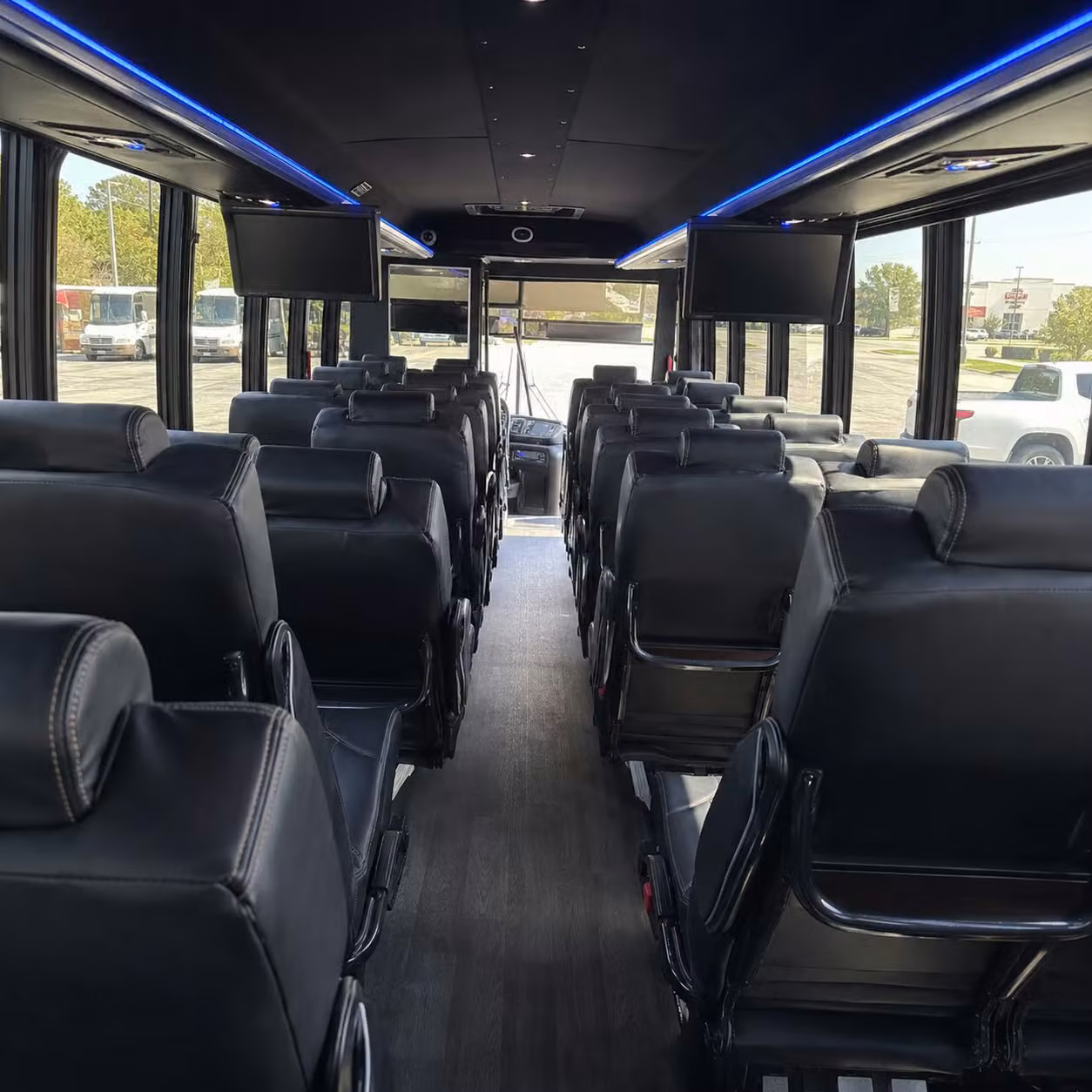 30 passenger minibus interior