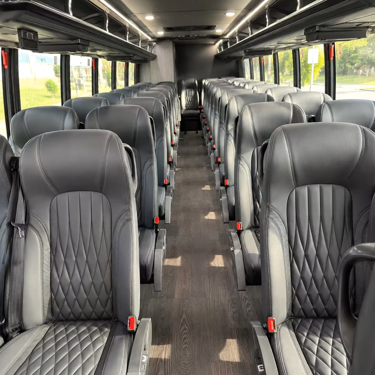 35 passenger minibus inside