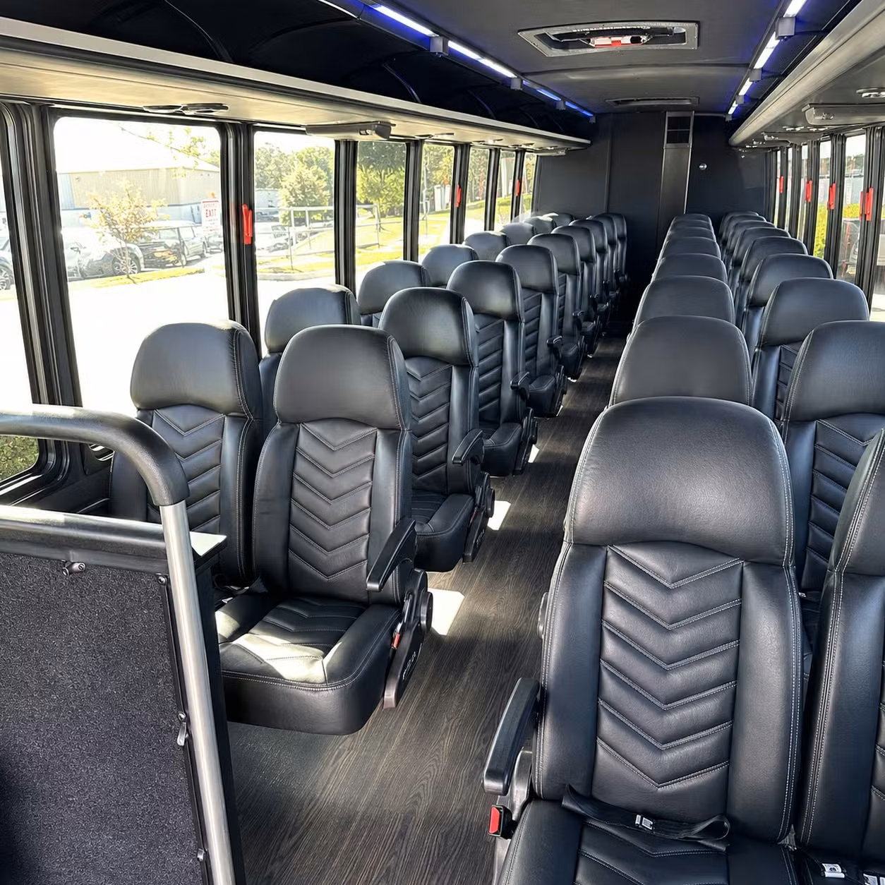 35 passenger minibus interior