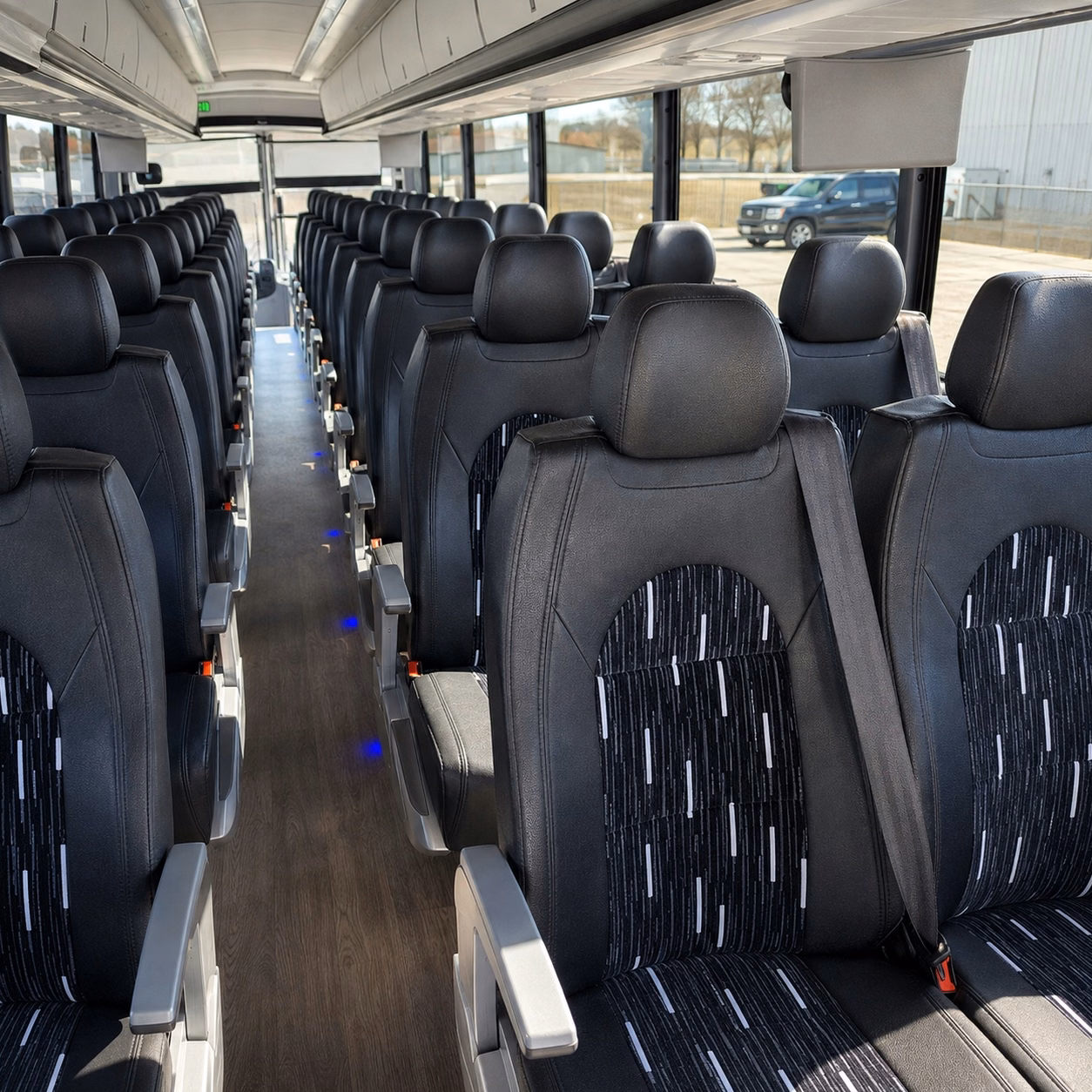 nashville charter bus interior